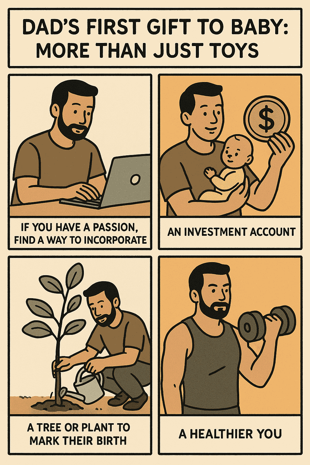 Dad’s First Gift to Baby: More Than Just Toys